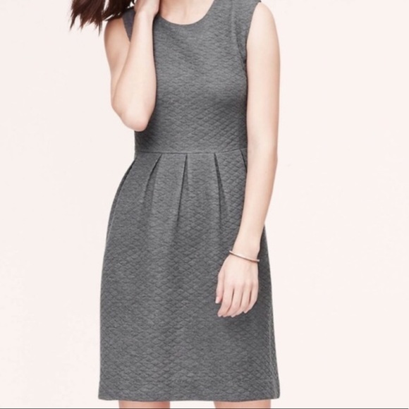 loft gray dress